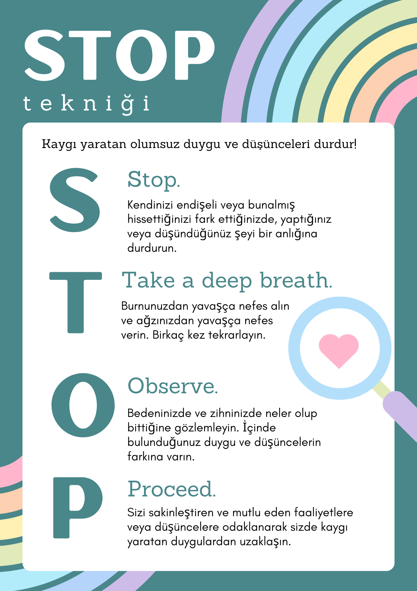 STOP Tekniği ile Olumsuz Düşünceleri Durdur!