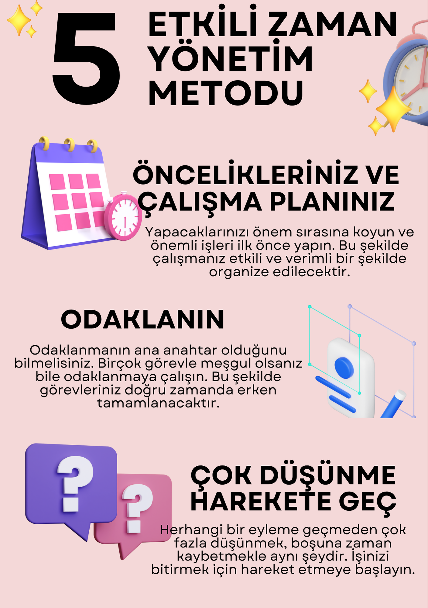 5 Etkili Zaman Yönetimi
